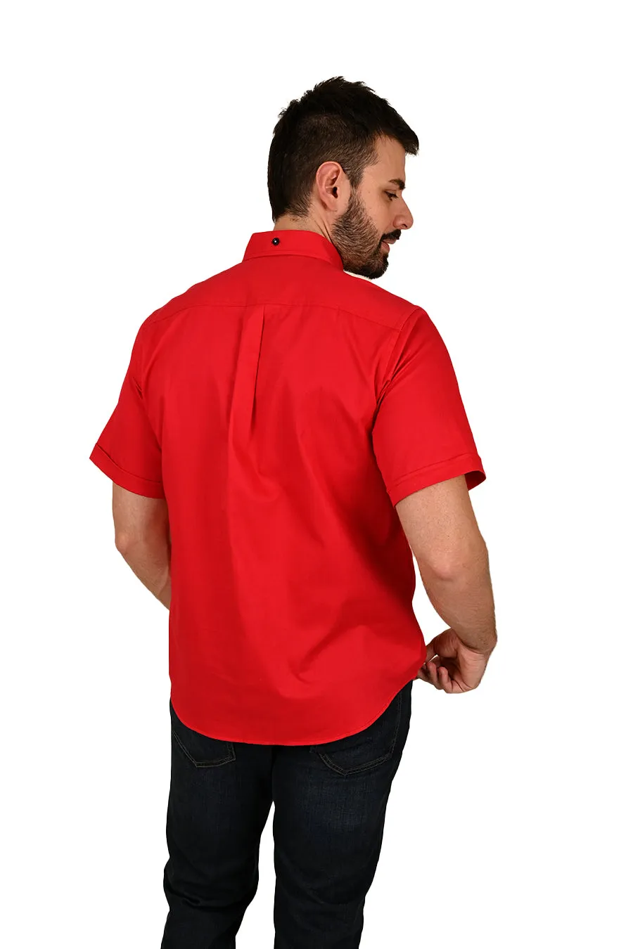 Camisa Gabardina manga corta