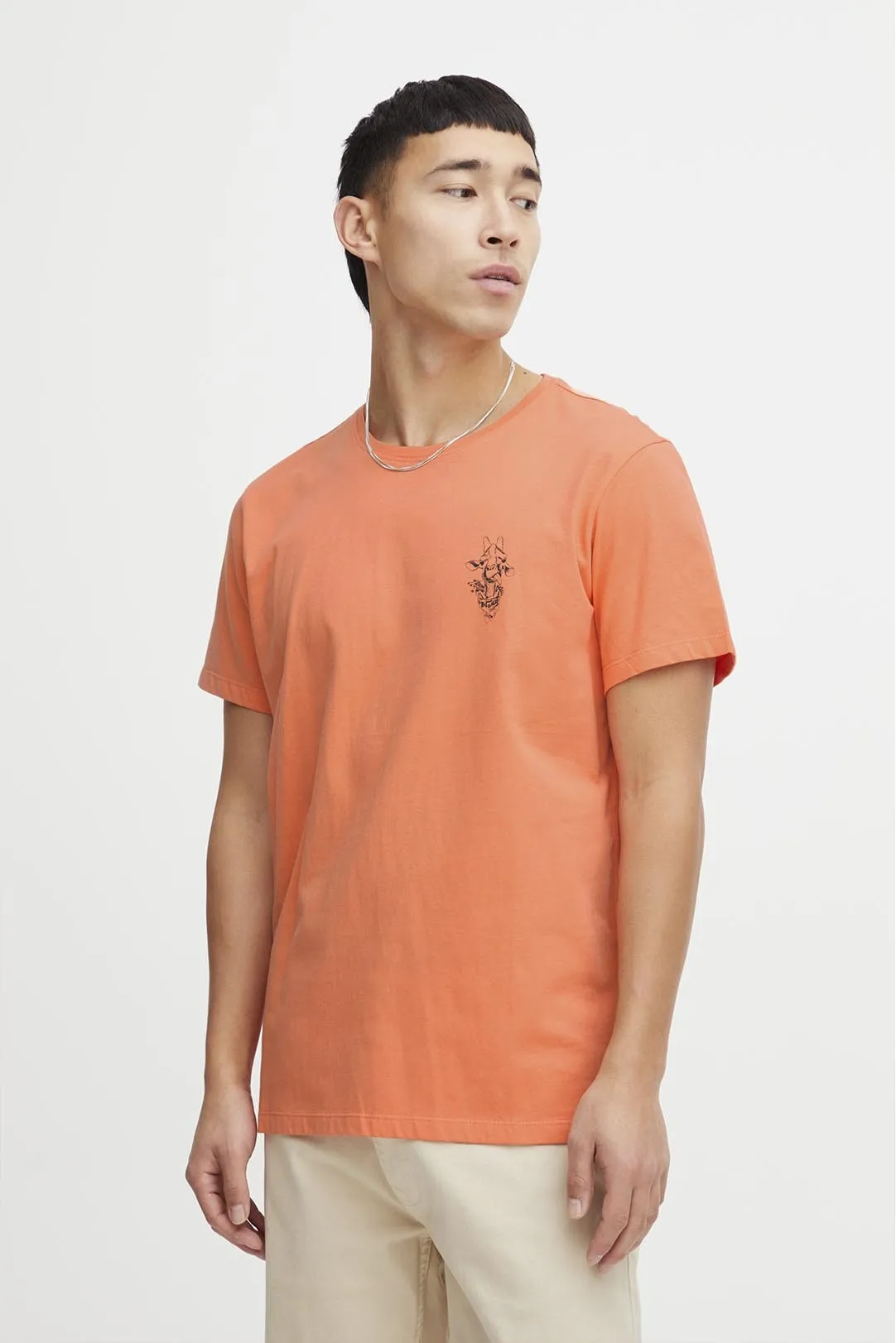 CAMISETA MANGA CORTA HOMBRE ROSA