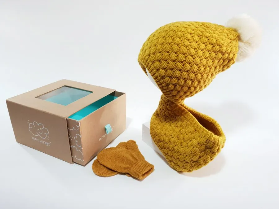 Conjunto 3 Piezas Mostaza