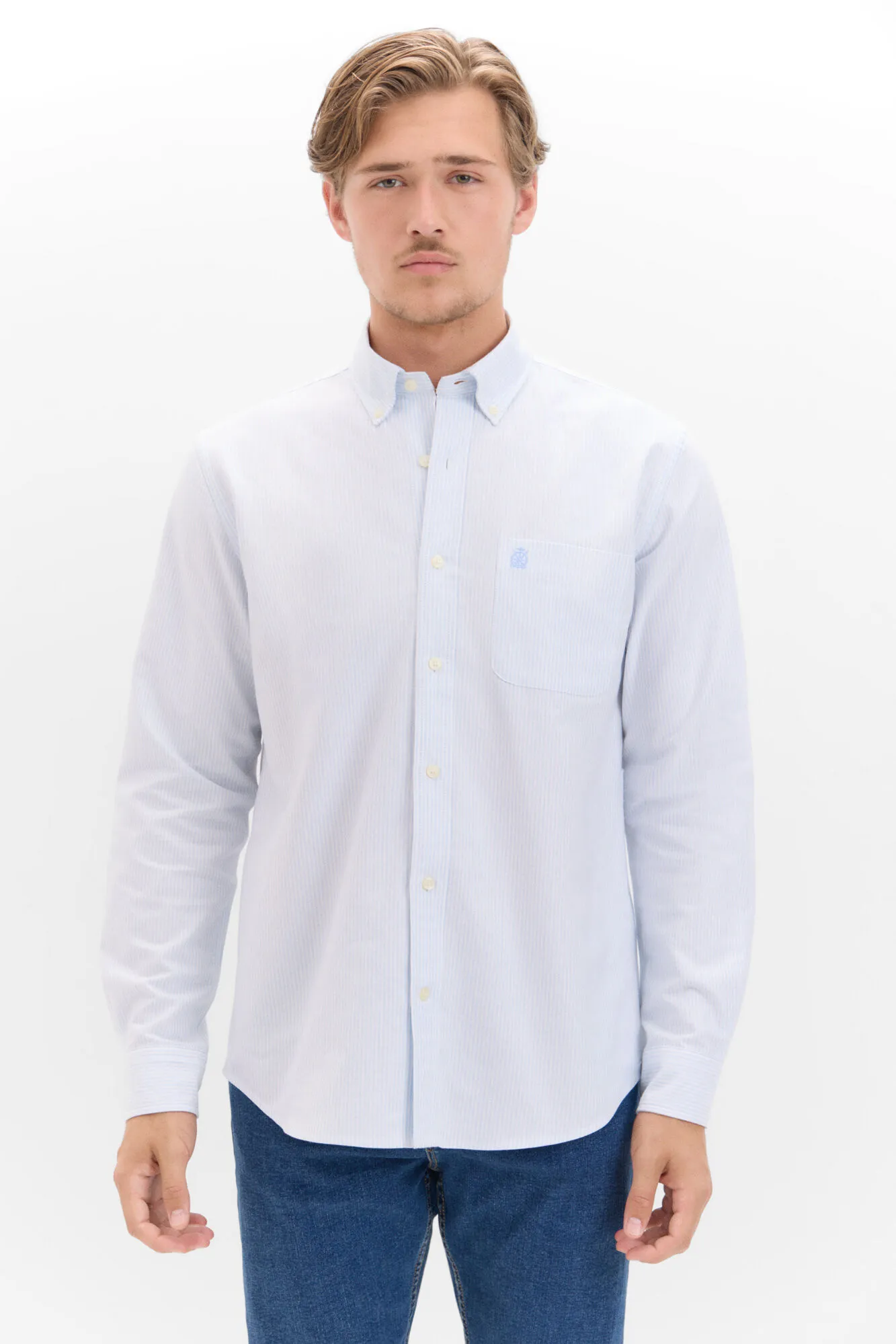 Cortefiel Camisa oxford rayas