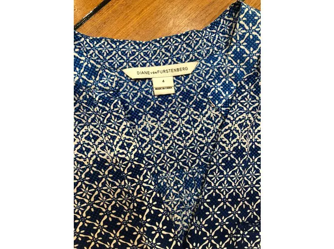 Diane Von Furstenberg Tops Azul 