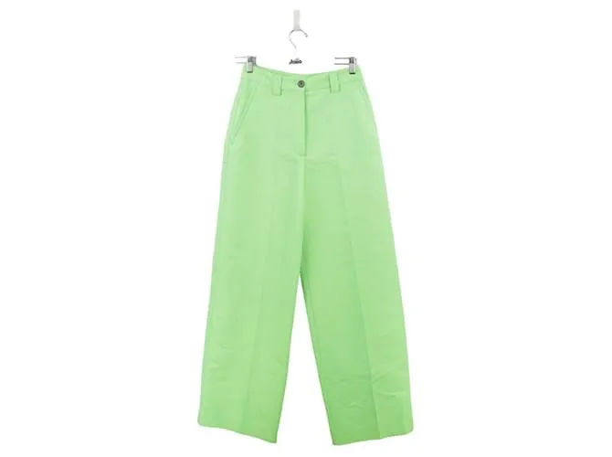 Essentiel Antwerp pantalones anchos de algodon Verde 