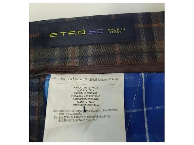 Etro Pantalones Multicolor 