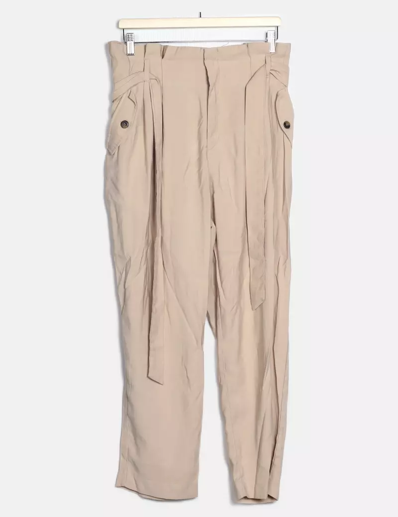 H&M Pantalones de tela Anchos