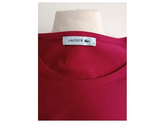 Lacoste Tops Roja 