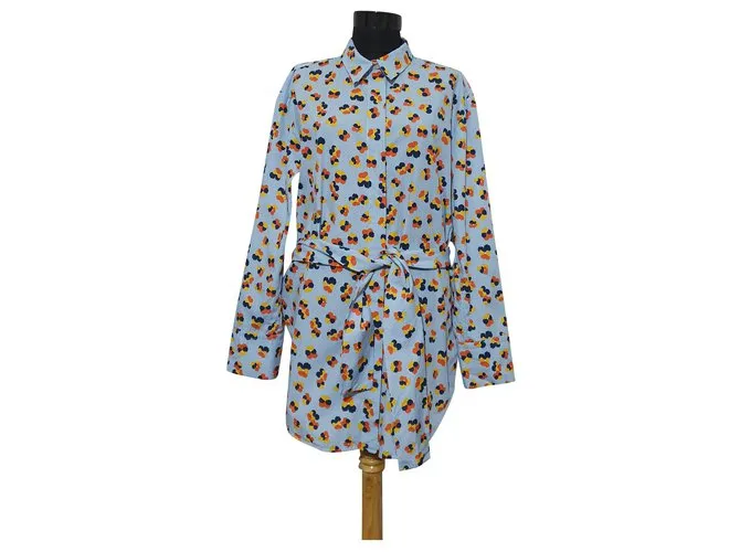 Mads Norgaard Tops Azul Multicolor 
