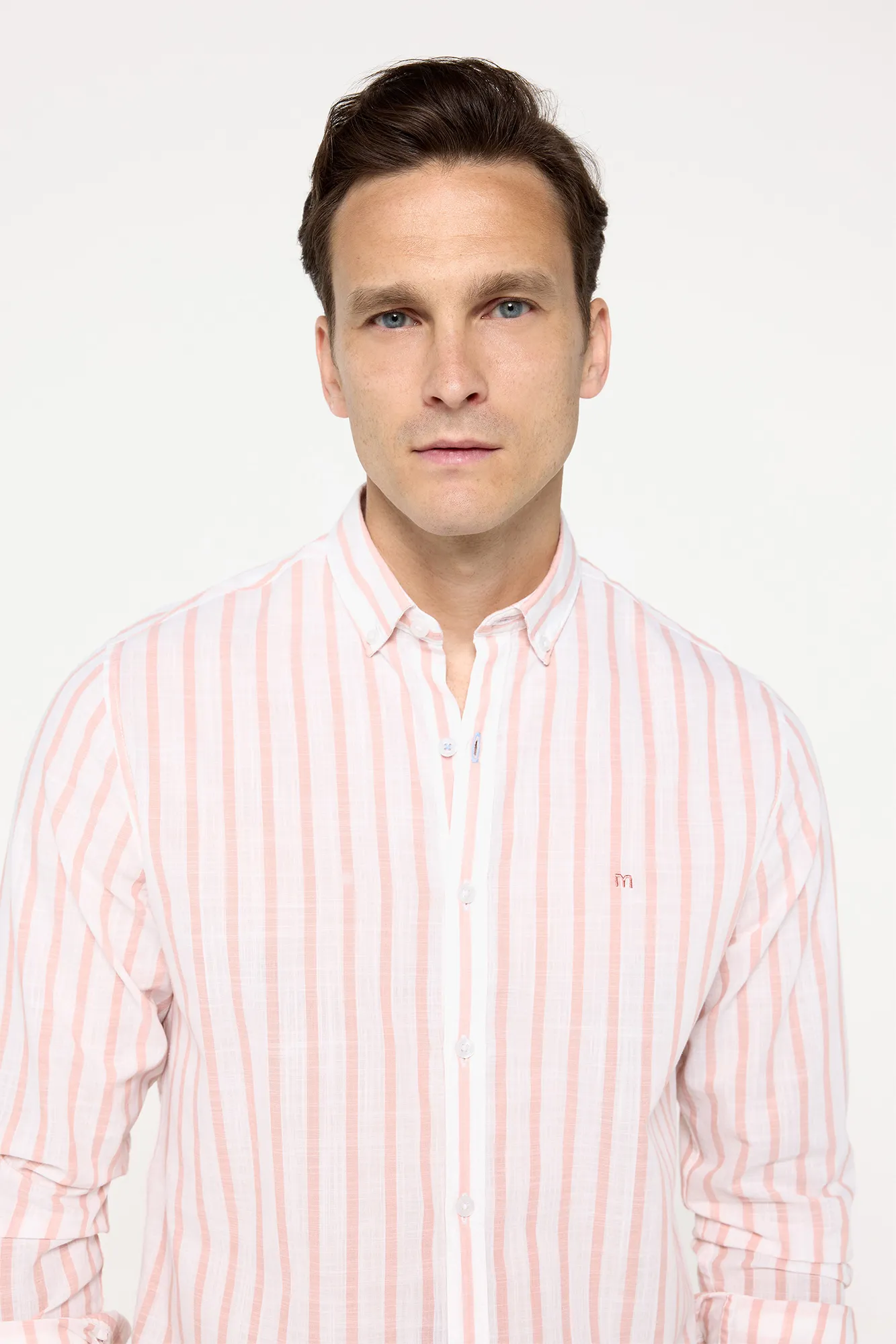 Milano Camisa Slub Rayas