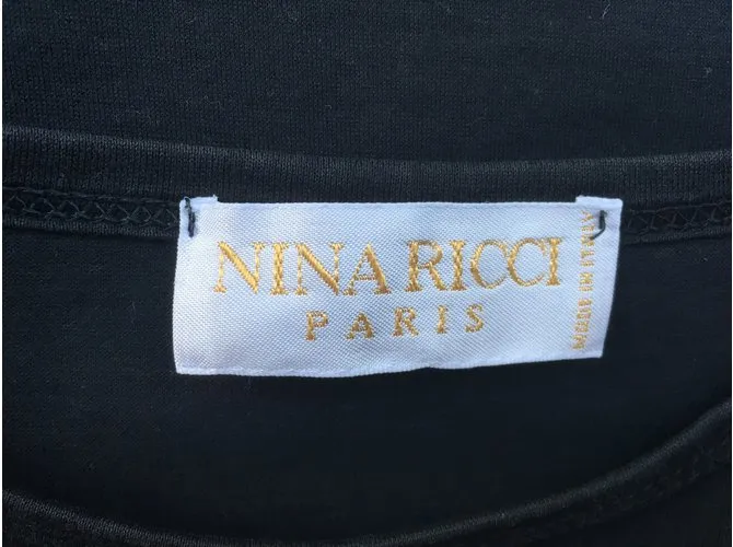 Nina Ricci Tops Negro 