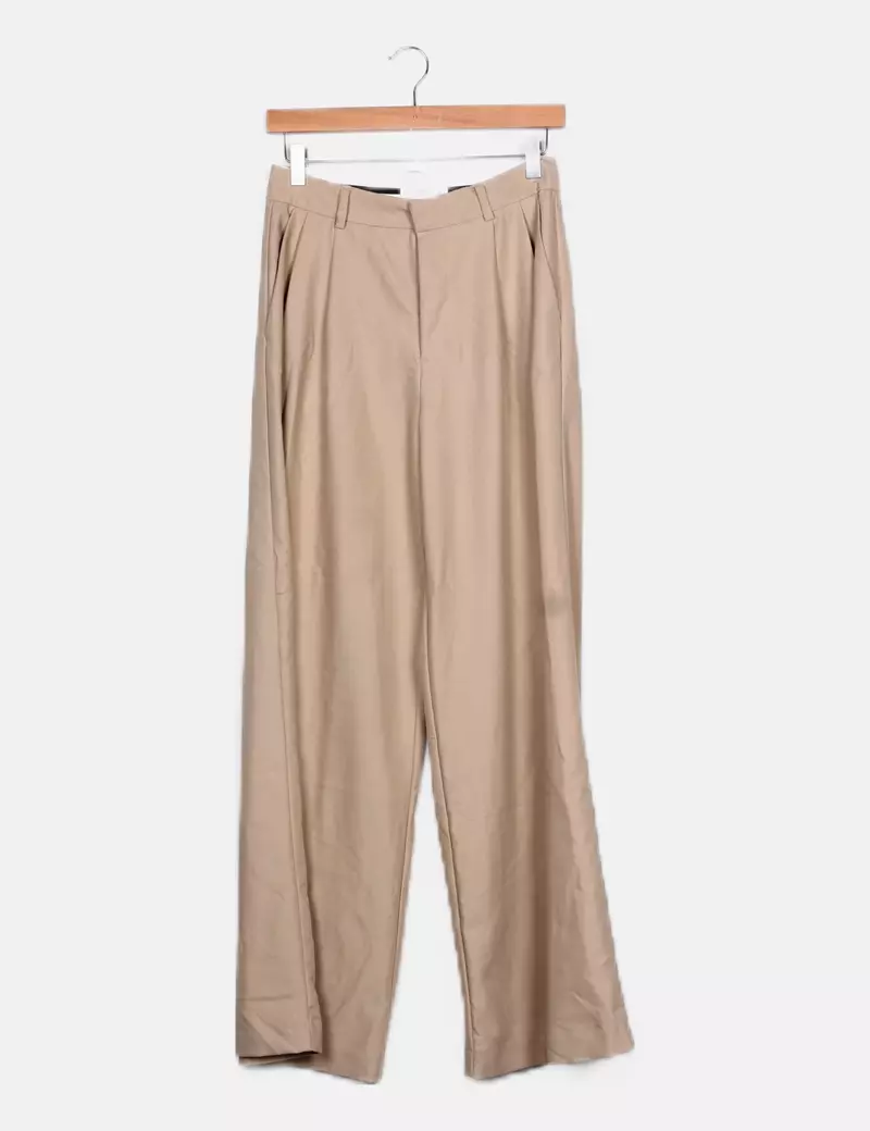 Stradivarius Pantalones de tela Anchos