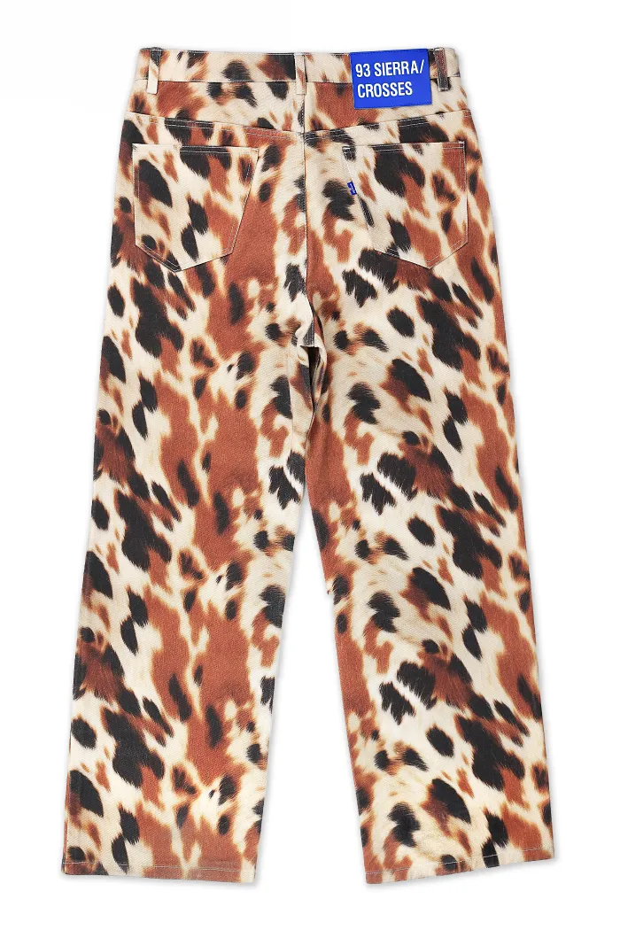 Vaqueros Cowhide Print